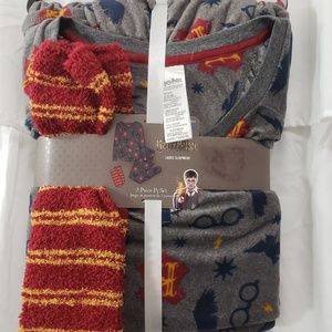 Harry Potter Ladies Sleepwear 3Pc Pj Set